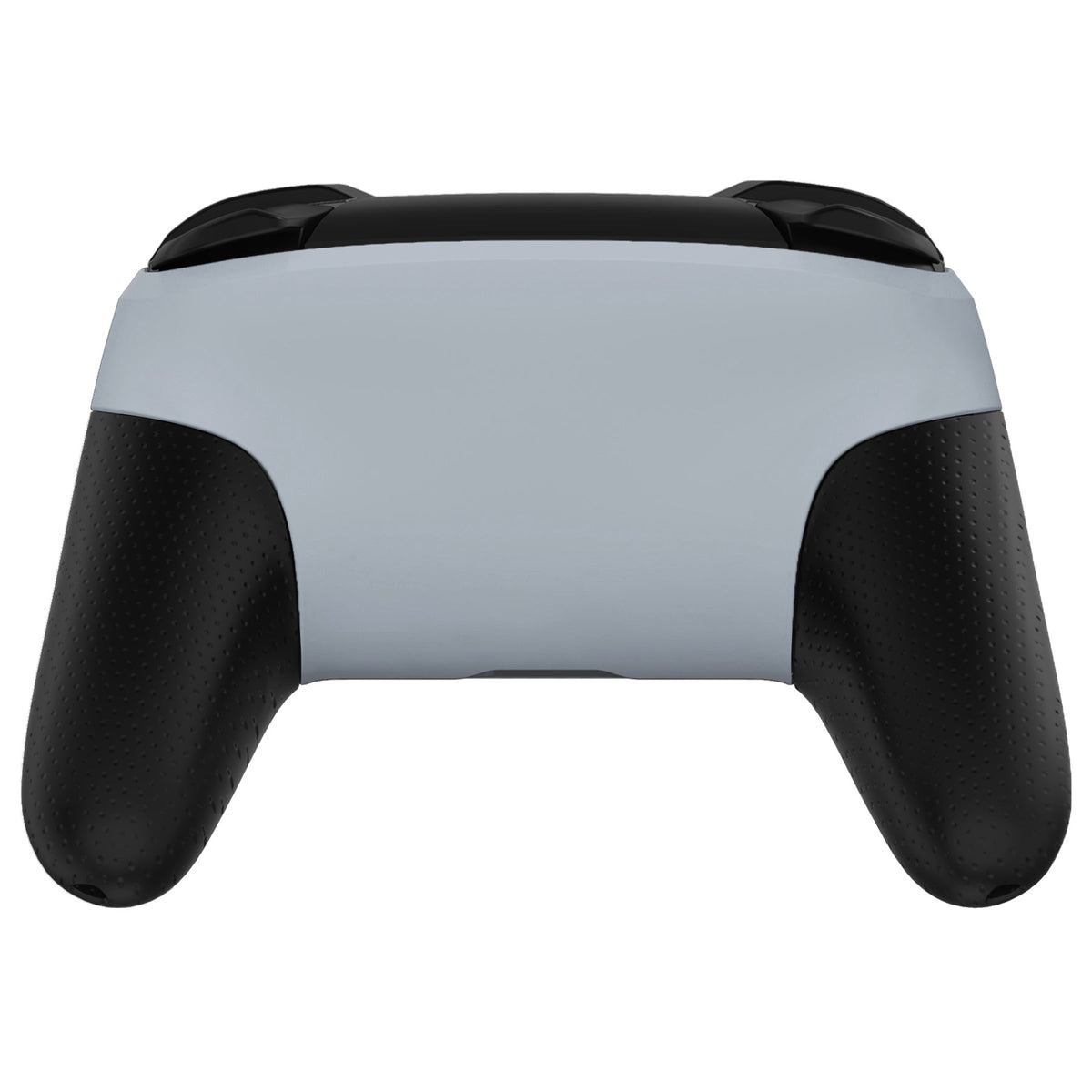 eXtremeRate Retail New Hope Gray Faceplate and Backplate for NS Switch Pro Controller, Soft Touch DIY Replacement Shell Housing Case for NS Switch Pro Controller - Controller NOT Included - MRP337