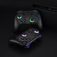 eXtremeRate Retail Multi-Colors Luminated Thumbsticks D-pad ABXY ZR ZL L R Classic Symbol Buttons DTFS LED Kit for Nintendo Switch Pro Controller - 9 Colors Modes 6 Areas DIY Option Button Control - NSLED002