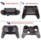 eXtremeRate Retail Glacier Blue Octagonal Gated Sticks Faceplate Backplate Handles Cover, DIY Replacement Grip Housing Shell for Nintendo Switch Pro Controller- Controller NOT Included - FRE606