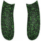 eXtremeRate Retail Textured Green Soft Touch Grip Back Panels, Comfortable Non-Slip Side Rails Handles, Game Improvement Replacement Parts for Xbox Series S / X Controller - Controller NOT Included - PX3P344