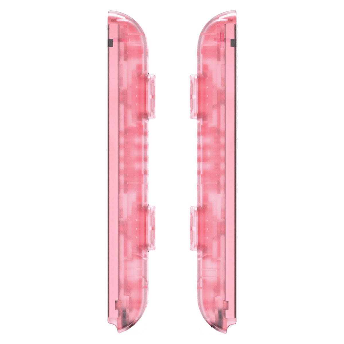eXtremeRate Retail Cherry Pink Replacement shell for NS Switch Joycon Strap, Custom JoyCon Wrist Strap Housing Buttons for NS Switch - 2 Pack - UEM509