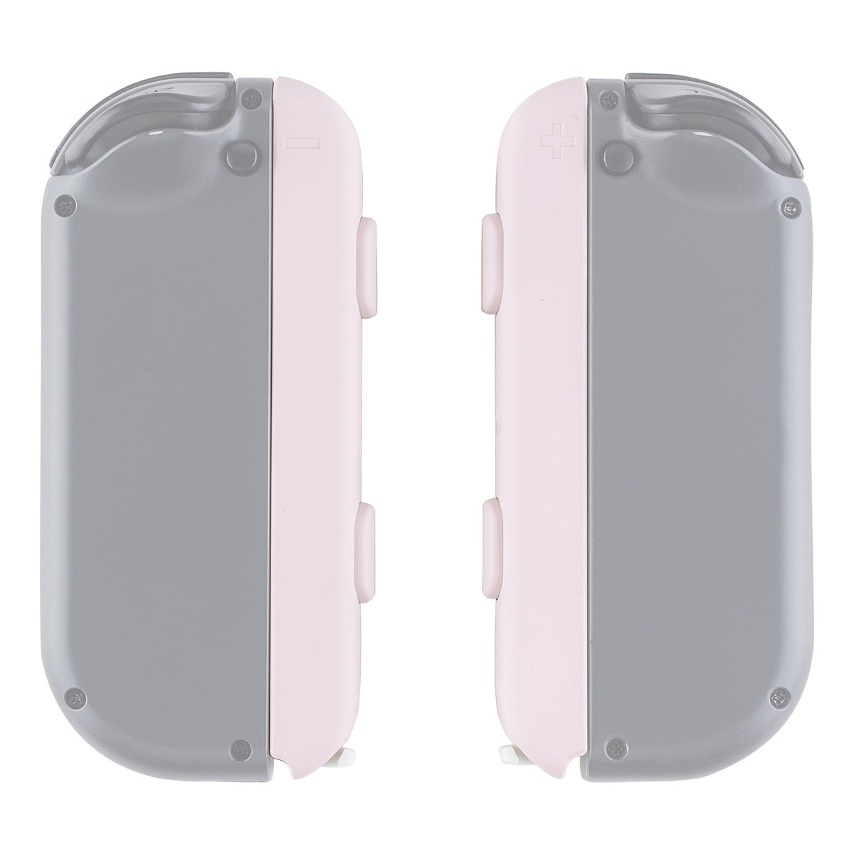 eXtremeRate Retail Cherry Blossoms Pink Soft Touch Replacement shell for Nintendo Switch Joycon Strap, Custom Joy-Con Wrist Strap Housing Buttons for Nintendo Switch - 2 Pack - UEP306