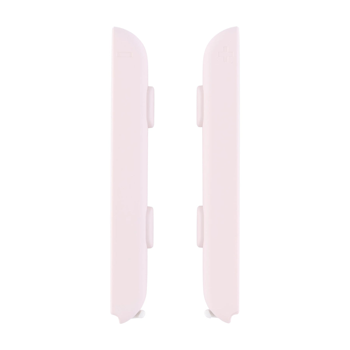 eXtremeRate Retail Cherry Blossoms Pink Soft Touch Replacement shell for Nintendo Switch Joycon Strap, Custom Joy-Con Wrist Strap Housing Buttons for Nintendo Switch - 2 Pack - UEP306