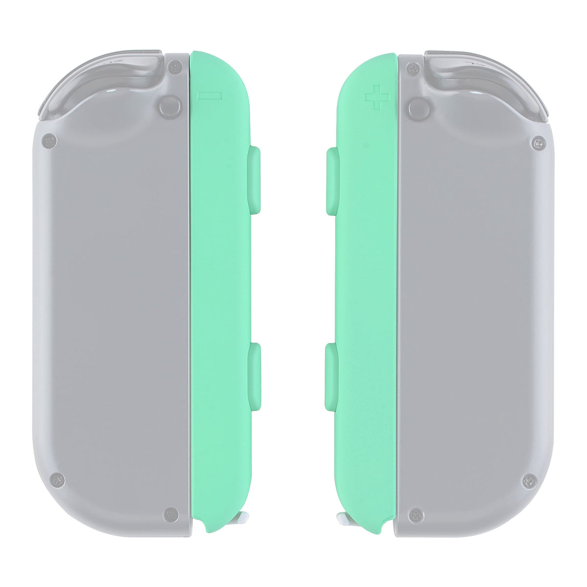 eXtremeRate Retail Mint Green Touch Replacement shell for Nintendo Switch Joycon Strap, Custom Joy-Con Wrist Strap Housing Buttons for Nintendo Switch - 2 Pack - UEP308