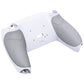 eXtremeRate Retail White Performance Rubberized Grip Redesigned Back Shell for ps5 Controller eXtremerate RISE Remap Kit - Controller & RISE Remap Board NOT Included - UPFU6002