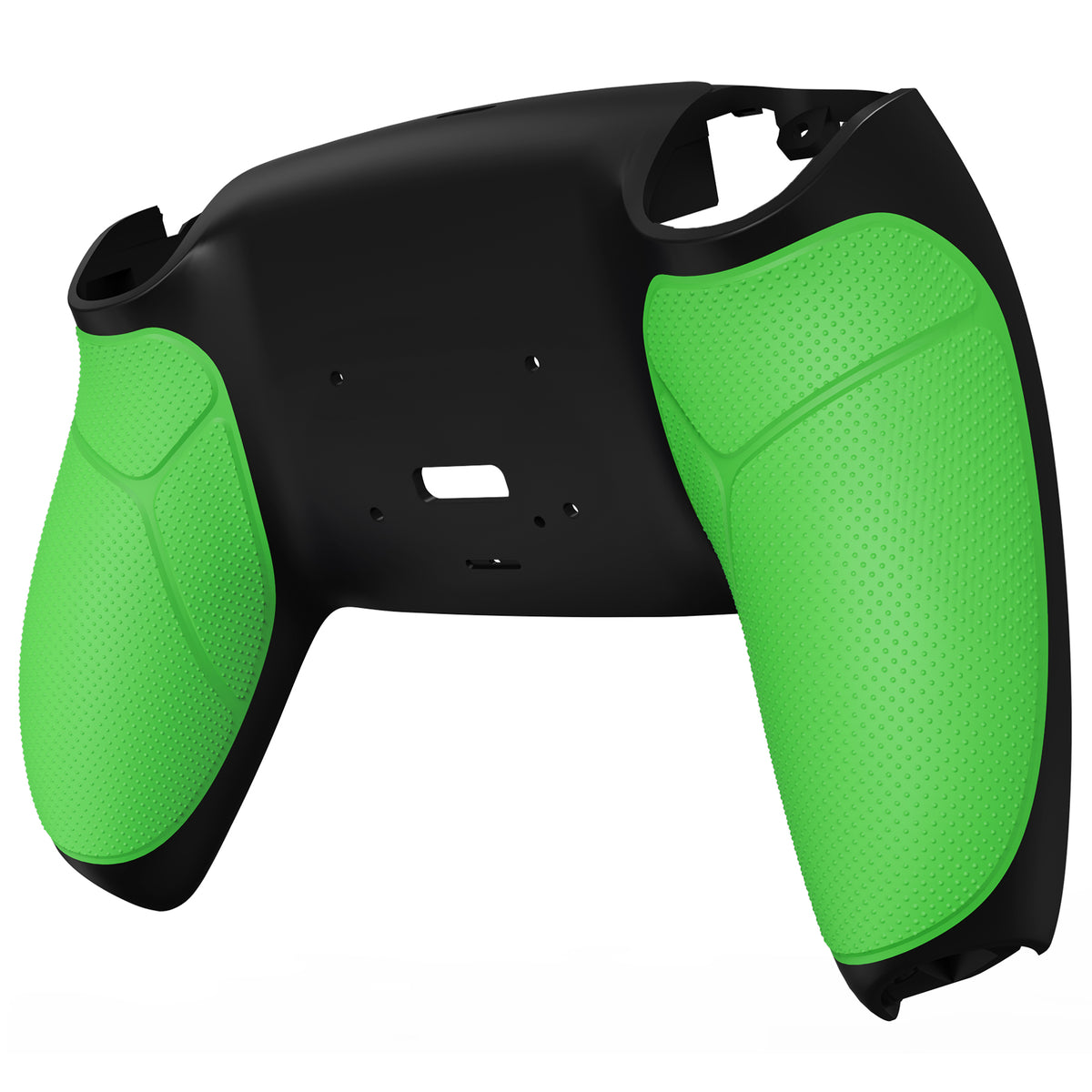 eXtremeRate Retail Green Performance Rubberized Grip Redesigned Back Shell for PS5 Controller eXtremerate RISE Remap Kit - Controller & RISE Remap Board NOT Included - UPFU6004