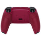 eXtremeRate Retail Cosmic Red Performance Rubberized Grip Redesigned Back Shell for PS5 Controller eXtremerate RISE Remap Kit - Controller & RISE Remap Board NOT Included - UPFU6008