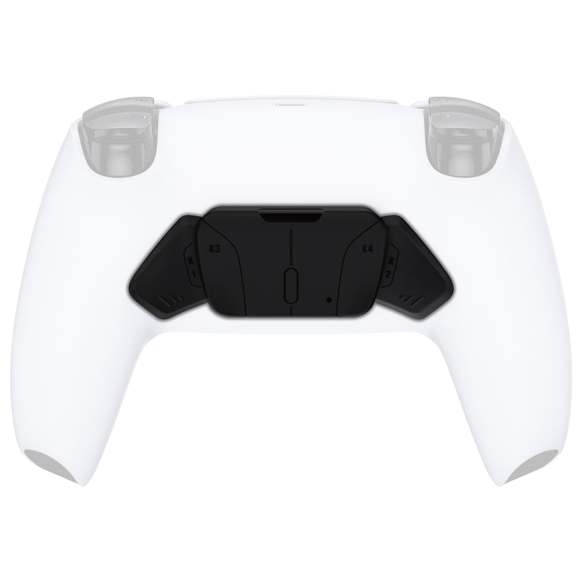 eXtremeRate Retail Solid Black Replacement Redesigned K1 K2 K3 K4 Back Buttons Housing Shell for ps5 Controller eXtremeRate RISE4 Remap Kit - Controller & RISE4 Remap Board NOT Included - VPFM5001