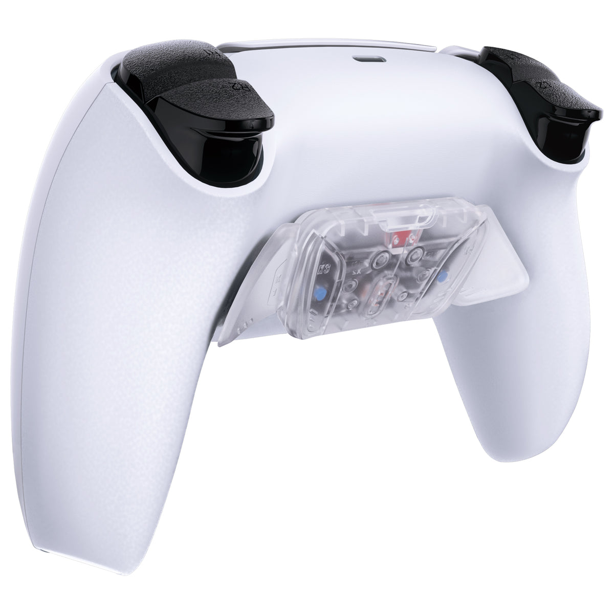 eXtremeRate Retail Turn RISE to RISE4 Kit - Redesigned Transparent Clear K1 K2 K3 K4 Back Buttons Housing & Remap PCB Board for ps5 Controller eXtremeRate RISE & RISE4 Remap kit - Controller & Other RISE Accessories NOT Included - VPFM5003P