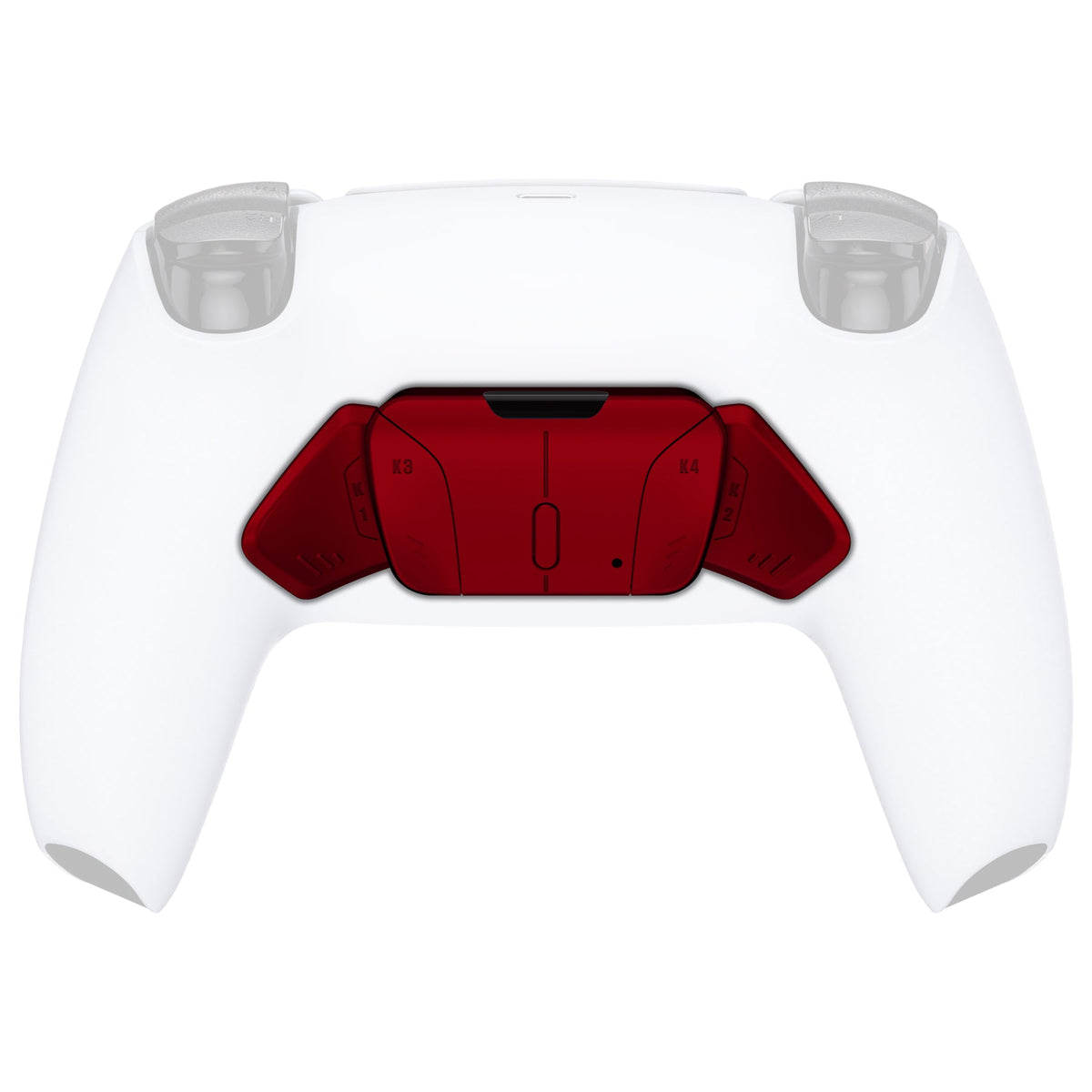 eXtremeRate Retail Scarlet Red Replacement Redesigned K1 K2 K3 K4 Back Buttons Housing Shell for ps5 Controller eXtremeRate RISE4 Remap Kit - Controller & RISE4 Remap Board NOT Included - VPFP3002