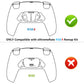 eXtremeRate Retail Chameleon Green Purple Replacement Redesigned K1 K2 K3 K4 Back Buttons Housing Shell for ps5 Controller eXtremeRate RISE4 Remap Kit - Controller & RISE4 Remap Board NOT Included - VPFP3004