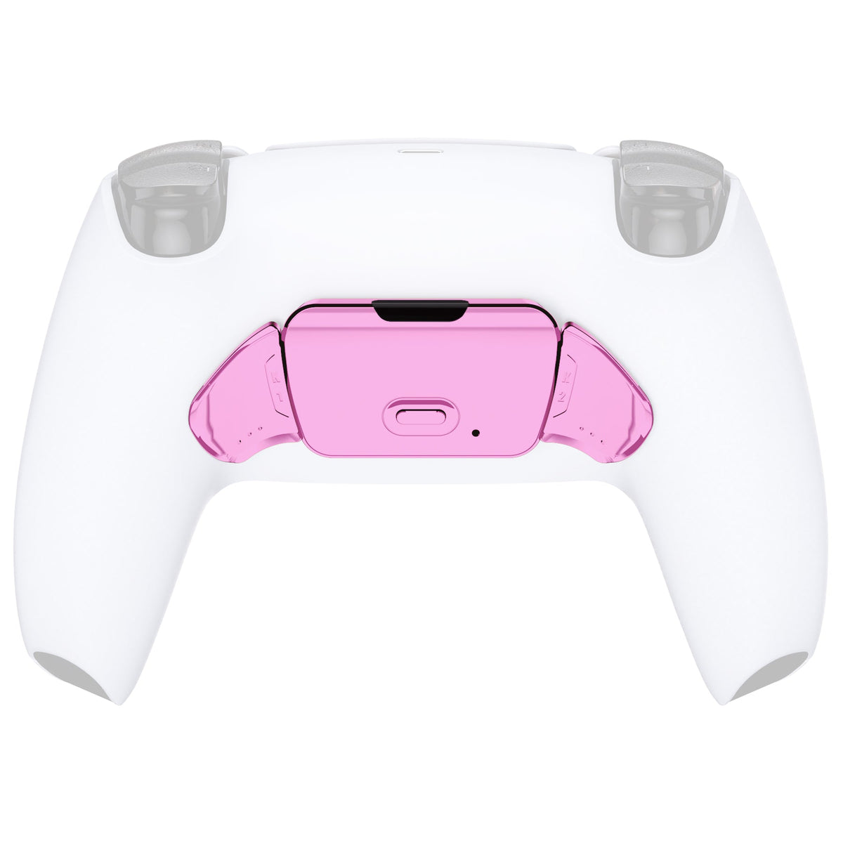 eXtremeRate Retail Chrome Pink Replacement Redesigned K1 K2 Back Button Housing Shell for ps5 Controller eXtremerate RISE Remap Kit - Controller & RISE Remap Board NOT Included - WPFD4007