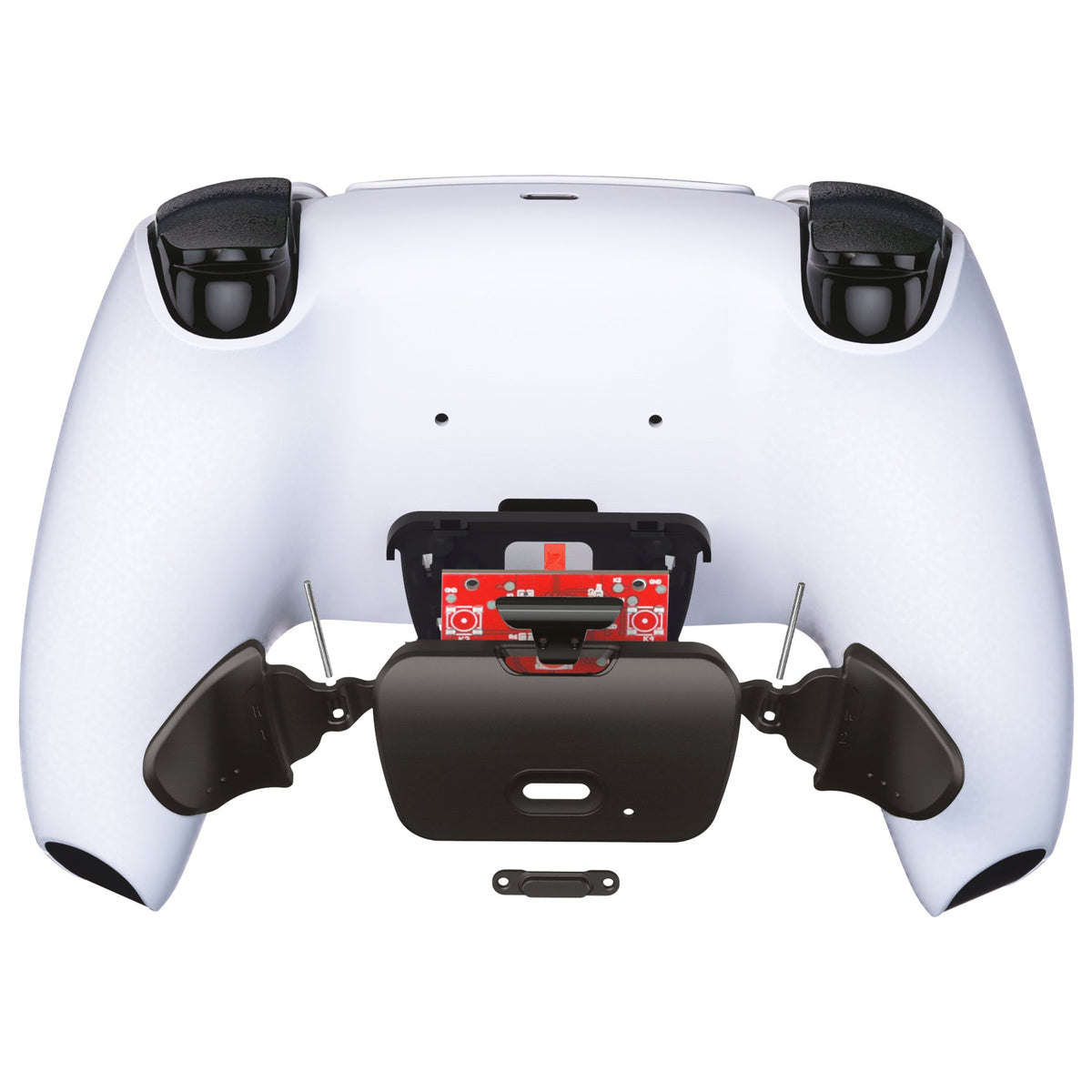 eXtremeRate Retail Black Real Metal Buttons (RMB) Version K1 K2 Buttons Housing & Remap PCB Board for PS5 Controller eXtremeRate RISE Remap Kit – Controller & Other RISE Accessories NOT Included - WPFJ7001