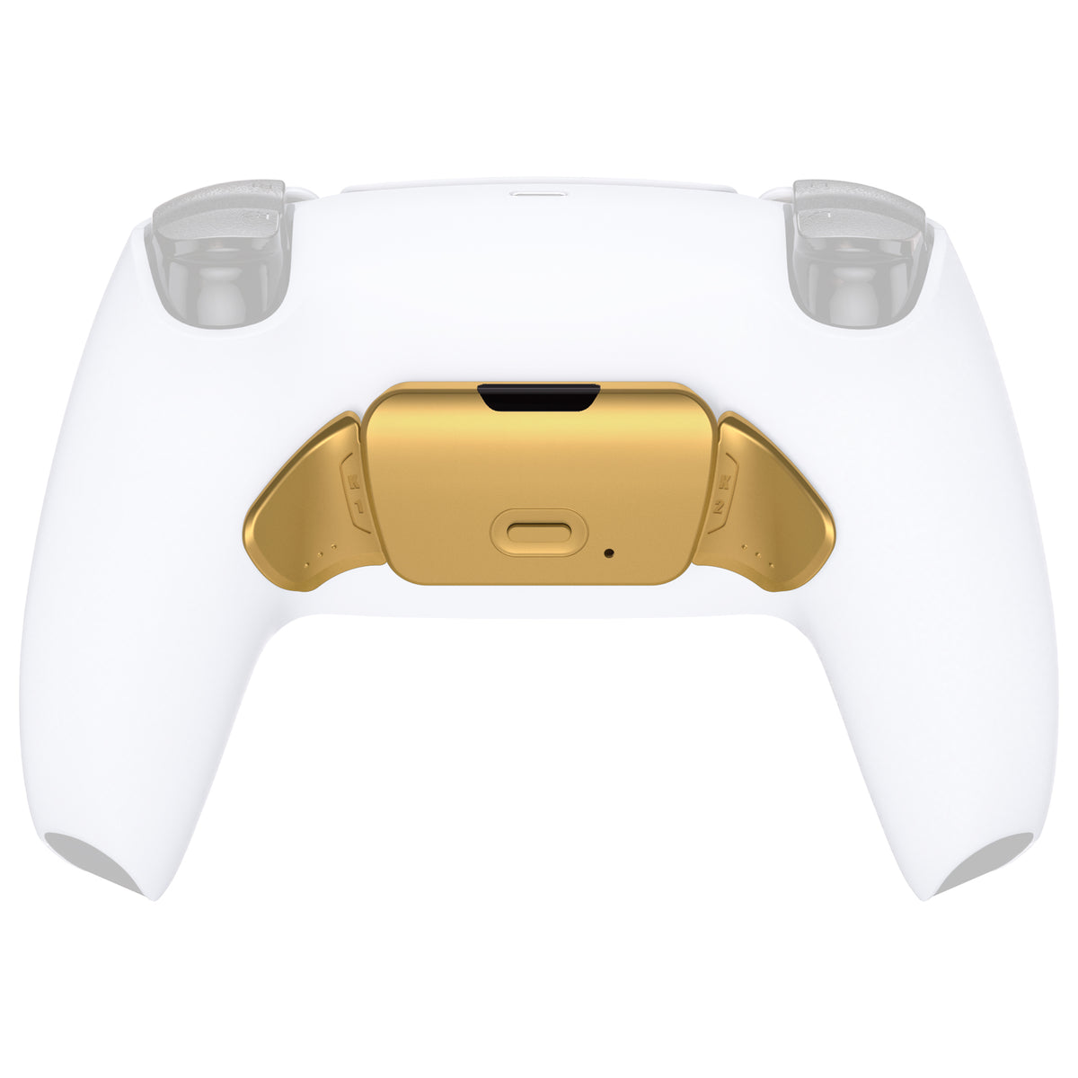 eXtremeRate Retail Metal Gold Real Metal Buttons (RMB) Version K1 K2 Buttons Housing & Remap PCB Board for PS5 Controller eXtremeRate RISE Remap Kit – Controller & Other RISE Accessories NOT Included - WPFJ7004
