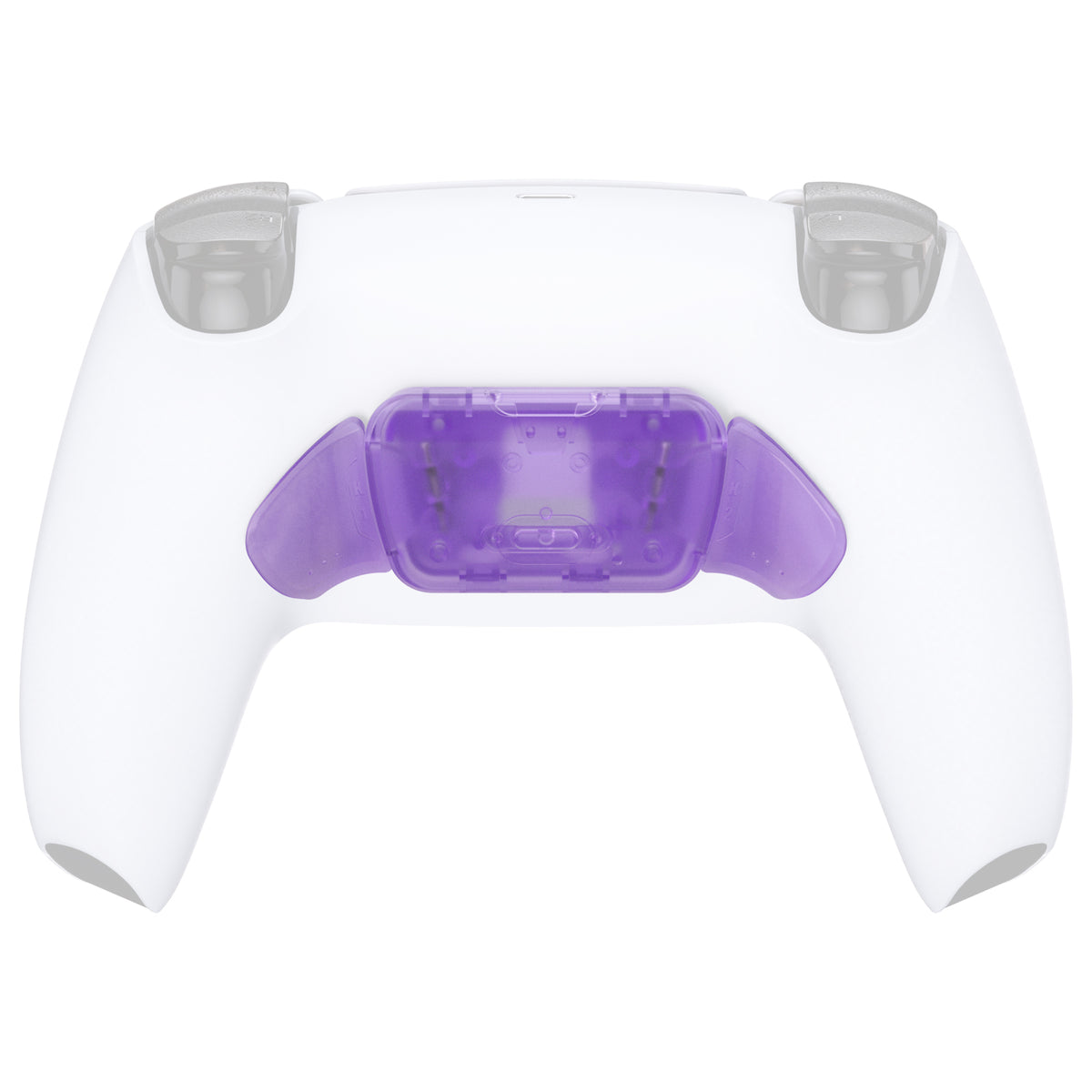 eXtremeRate Retail Clear Atomic Purple Replacement Redesigned K1 K2 Back Button Housing Shell for ps5 Controller eXtremerate RISE Remap Kit - Controller & RISE Remap Board NOT Included - WPFM5005
