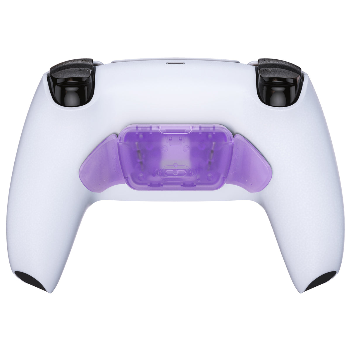 eXtremeRate Retail Clear Atomic Purple Replacement Redesigned K1 K2 Back Button Housing Shell for ps5 Controller eXtremerate RISE Remap Kit - Controller & RISE Remap Board NOT Included - WPFM5005