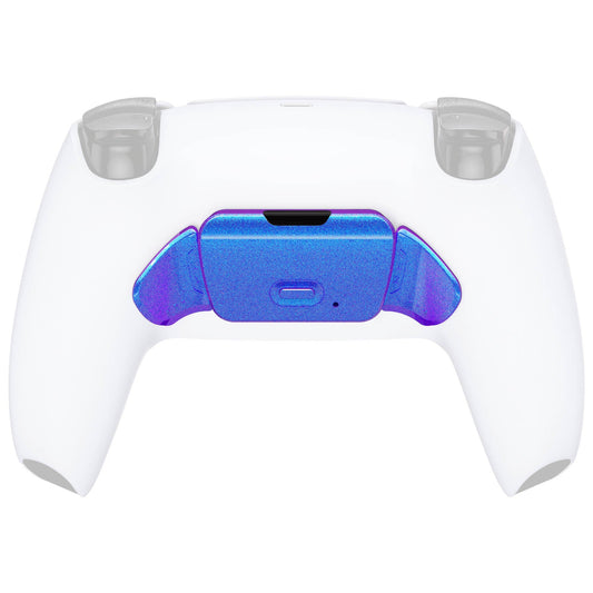eXtremeRate Retail Chameleon Purple Blue Replacement Redesigned K1 K2 Back Button Housing Shell for ps5 Controller eXtremerate RISE Remap Kit - Controller & RISE Remap Board NOT Included - WPFP3001