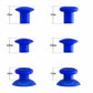 eXtremeRate Retail ThumbsGear Interchangeable Ergonomic Thumbstick for Xbox Series X & S/Xbox One/Xbox One Elite/Xbox One S & X Controller with 3 Height Domed and Concave Grips Adjustable Joystick - Blue - XOJ2112