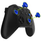 eXtremeRate Retail ThumbsGear Interchangeable Ergonomic Thumbstick for Xbox Series X & S/Xbox One/Xbox One Elite/Xbox One S & X Controller with 3 Height Domed and Concave Grips Adjustable Joystick - Blue - XOJ2112