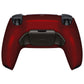 eXtremeRate Retail Black Real Metal Buttons (RMB) Version RISE Remap Kit for PS5 Controller BDM-030 with Scarlet Red Back Shell, Upgraded Remappable Back Buttons Attachment for PS5 Controller - XPFJ7004G3