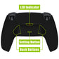 eXtremeRate Retail Black Back Paddles Remappable Rise Remap Kit with Upgrade Board & Redesigned Back Shell & Back Buttons Attachment for ps5 Controller BDM-010 & BDM-020 - XPFP3009G2