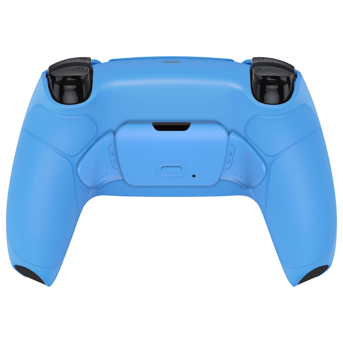 eXtremeRate Retail Starlight Blue Rubberized Grip Remappable RISE Remap Kit for PS5 Controller BDM-030, Upgrade Board & Redesigned Starlight Blue Back Shell & Back Buttons for PS5 Controller - Controller NOT Included - XPFU6006G3