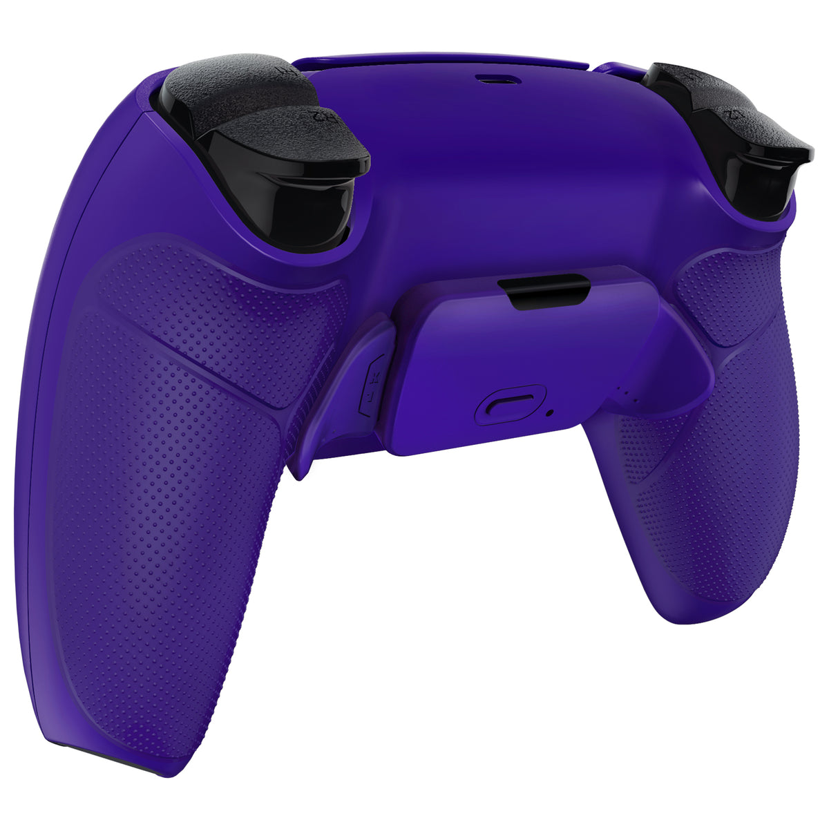 eXtremeRate Retail Galactic Purple Rubberized Grip  Back Paddles Remappable Rise Remap Kit with Upgrade Board & Redesigned Back Shell & Back Buttons Attachment for PS5 Controller BDM-010 & BDM-020 - XPFU6007