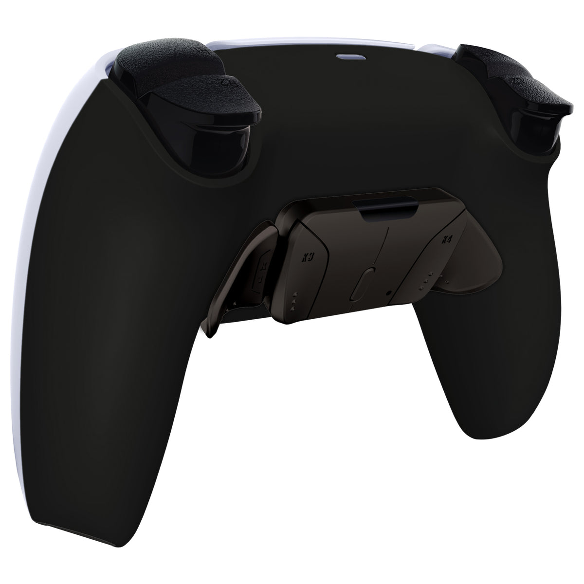 eXtremeRate Retail Black Remappable Real Metal Buttons (RMB) Version RISE4 Remap Kit for PS5 Controller BDM-030, Upgrade Board & Redesigned Back Shell & 4 Back Buttons for PS5 Controller - YPFJ7005G3