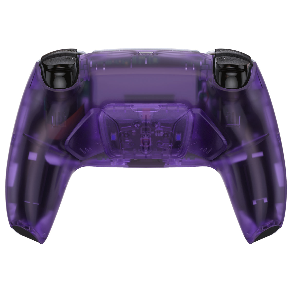 eXtremeRate Retail Clear Atomic Purple Remappable RISE 4.0 Remap Kit for ps5 Controller BDM 010 & BDM 020, Upgrade Board & Redesigned Back Shell & 4 Back Buttons for ps5 Controller - Controller NOT Included - YPFM5002