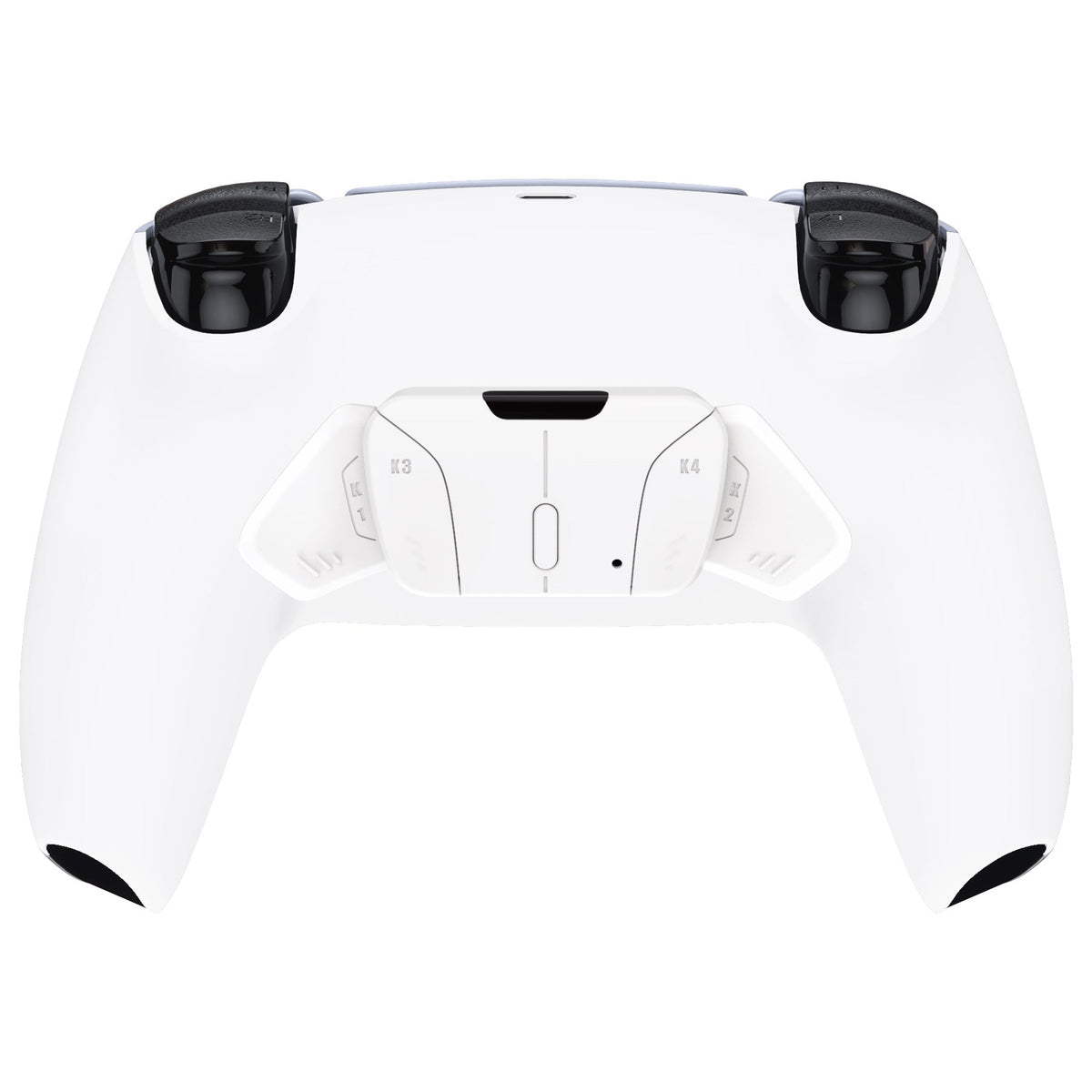 eXtremeRate Retail White Remappable RISE 4.0 Remap Kit for ps5 Controller BDM 010 & BDM 020, Upgrade Board & Redesigned Back Shell & 4 Back Buttons for ps5 Controller - Controller NOT Included - YPFP3006