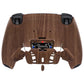 eXtremeRate Retail Wood Grain Pattern Remappable RISE 4.0 Remap Kit for PS5 Controller BDM 010 & BDM 020, Upgrade Board & Redesigned Back Shell & 4 Back Buttons for PS5 Controller - Controller NOT Included - YPFS2001