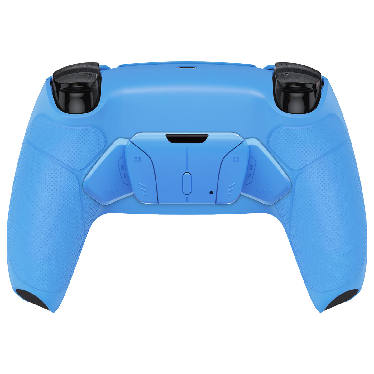 eXtremeRate Retail Starlight Blue Rubberized Grip Remappable RISE 4.0 Remap Kit for PS5 Controller BDM 010 & BDM 020, Upgrade Board & Redesigned Back Shell & 4 Back Buttons for PS5 Controller - Controller NOT Included - YPFU6006