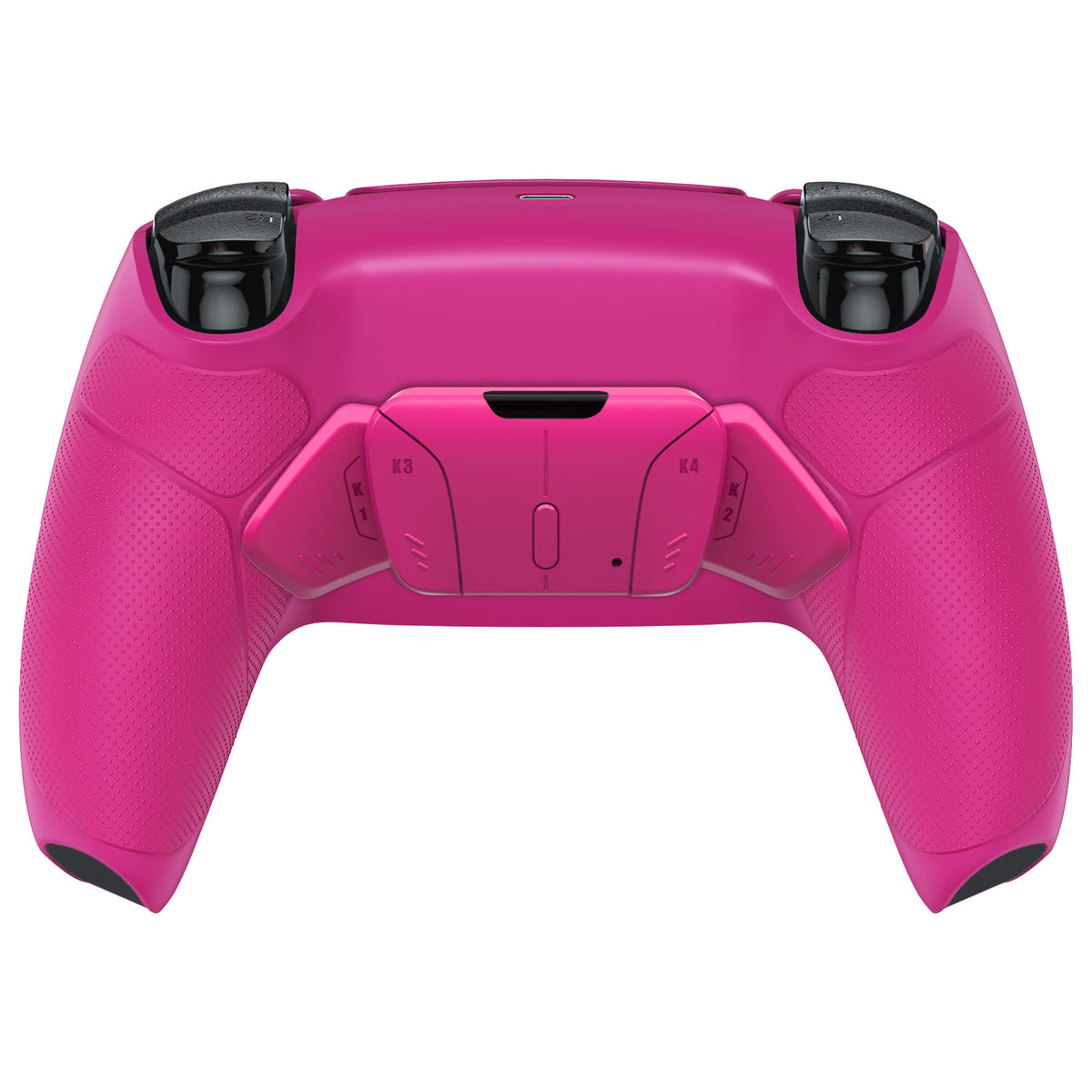 eXtremeRate Retail Nova Pink Rubberized Grip Remappable RISE 4.0 Remap Kit for PS5 Controller BDM 010 & BDM 020, Upgrade Board & Redesigned Back Shell & 4 Back Buttons for PS5 Controller - Controller NOT Included - YPFU6009