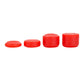 eXtremeRate Retail 8 Red Silicone Rubber Precision Platporm Raised Analog Sticks Thumb Grips for ps4 Slim ps4 Pro Thumbsticks -ZXBJ1224